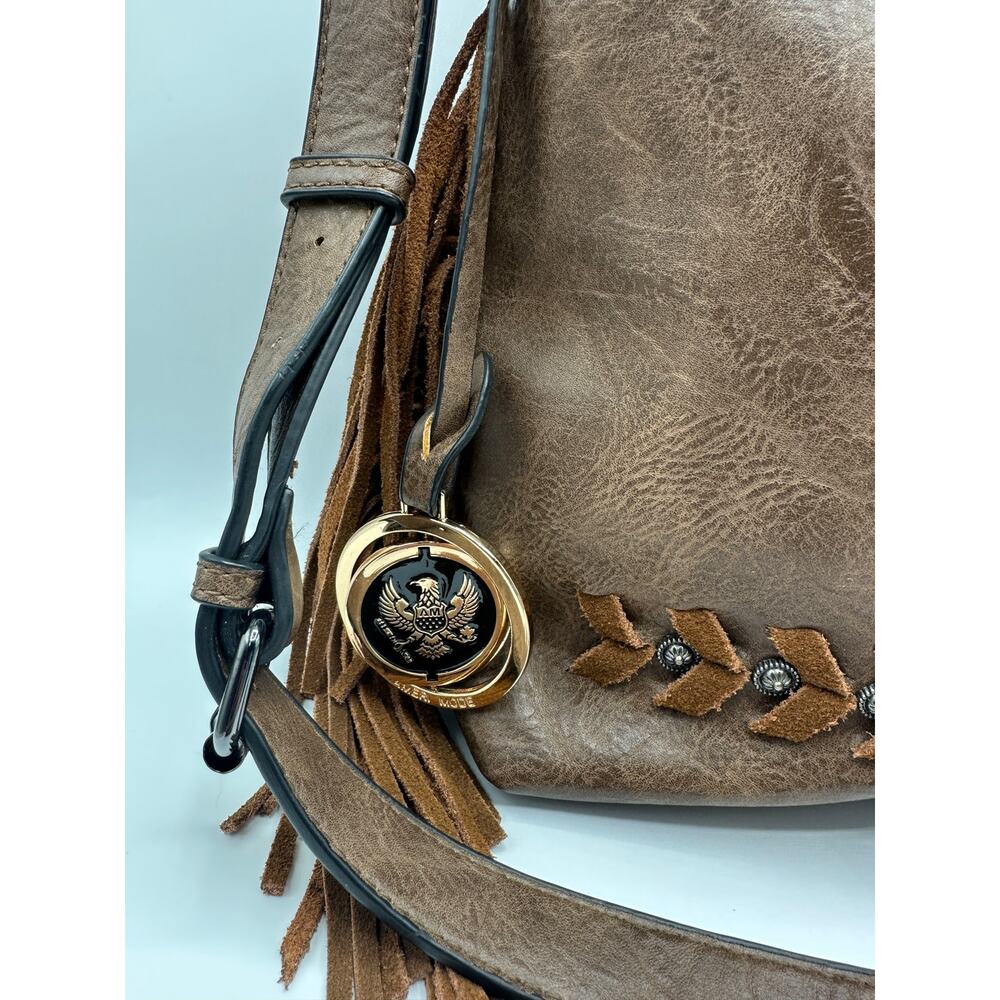 Ameri Mode Western Fringe Shoulder Bag Turquoise … - image 2